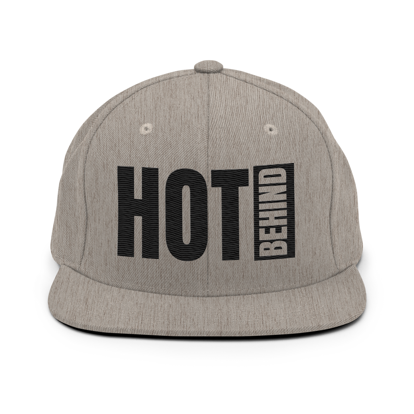 Hot Behind Snapback Hat (Light)