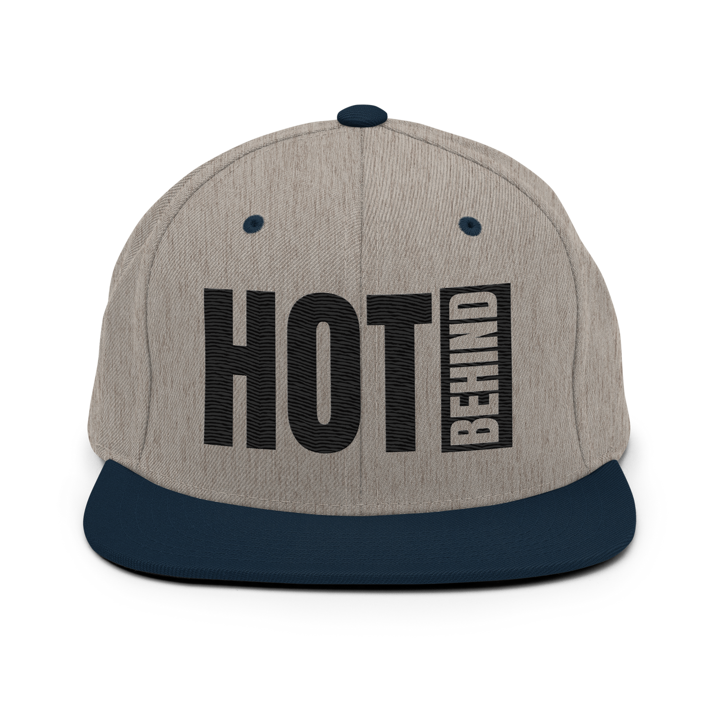 Hot Behind Snapback Hat (Light)