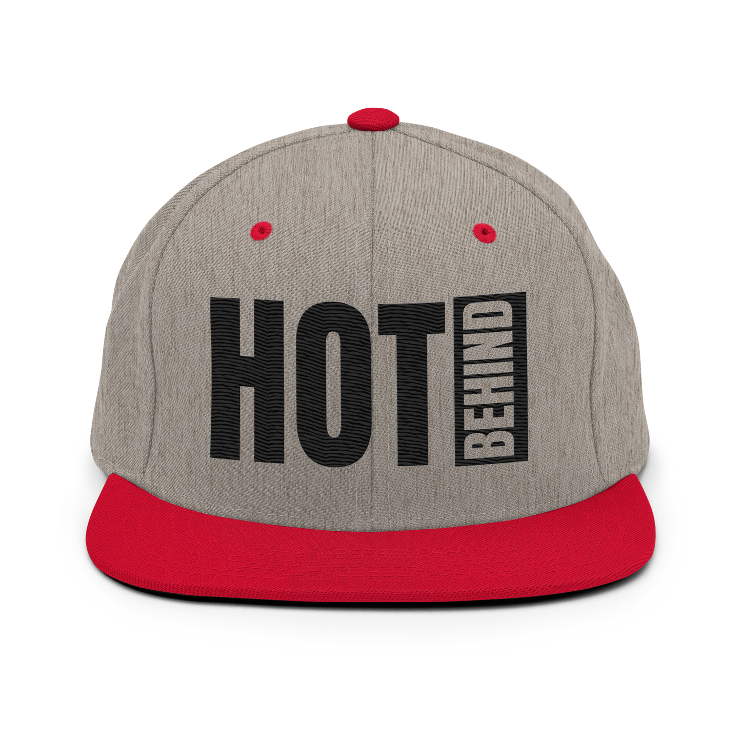 Hot Behind Snapback Hat (Light)