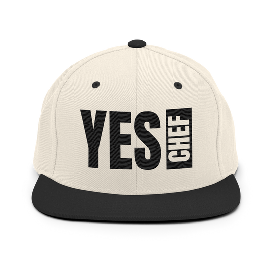 Yes Chef Snapback Hat (Light)