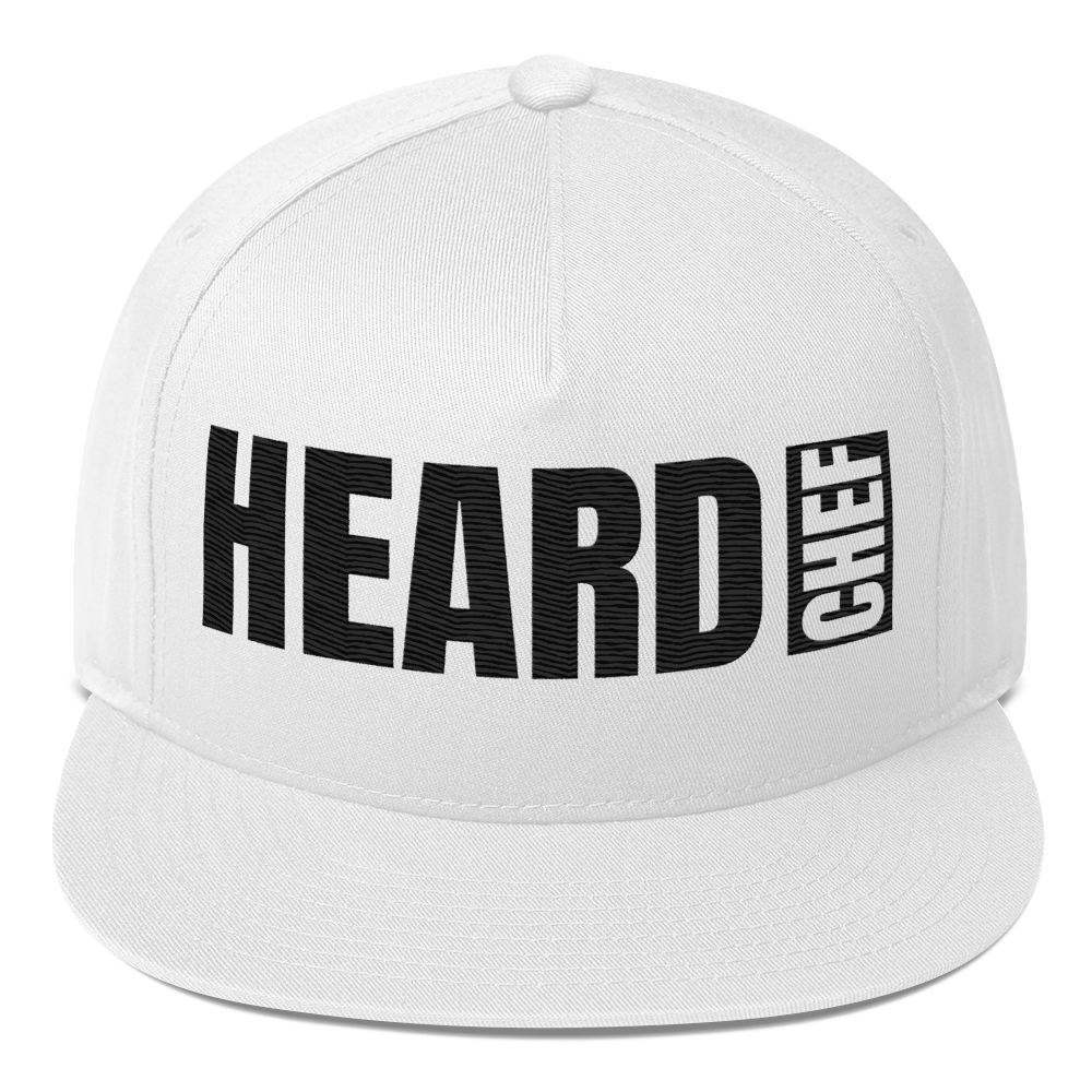 Heard Chef Flat Bill Cap (Light)