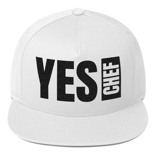 Yes Chef Flat Bill Cap (Light)