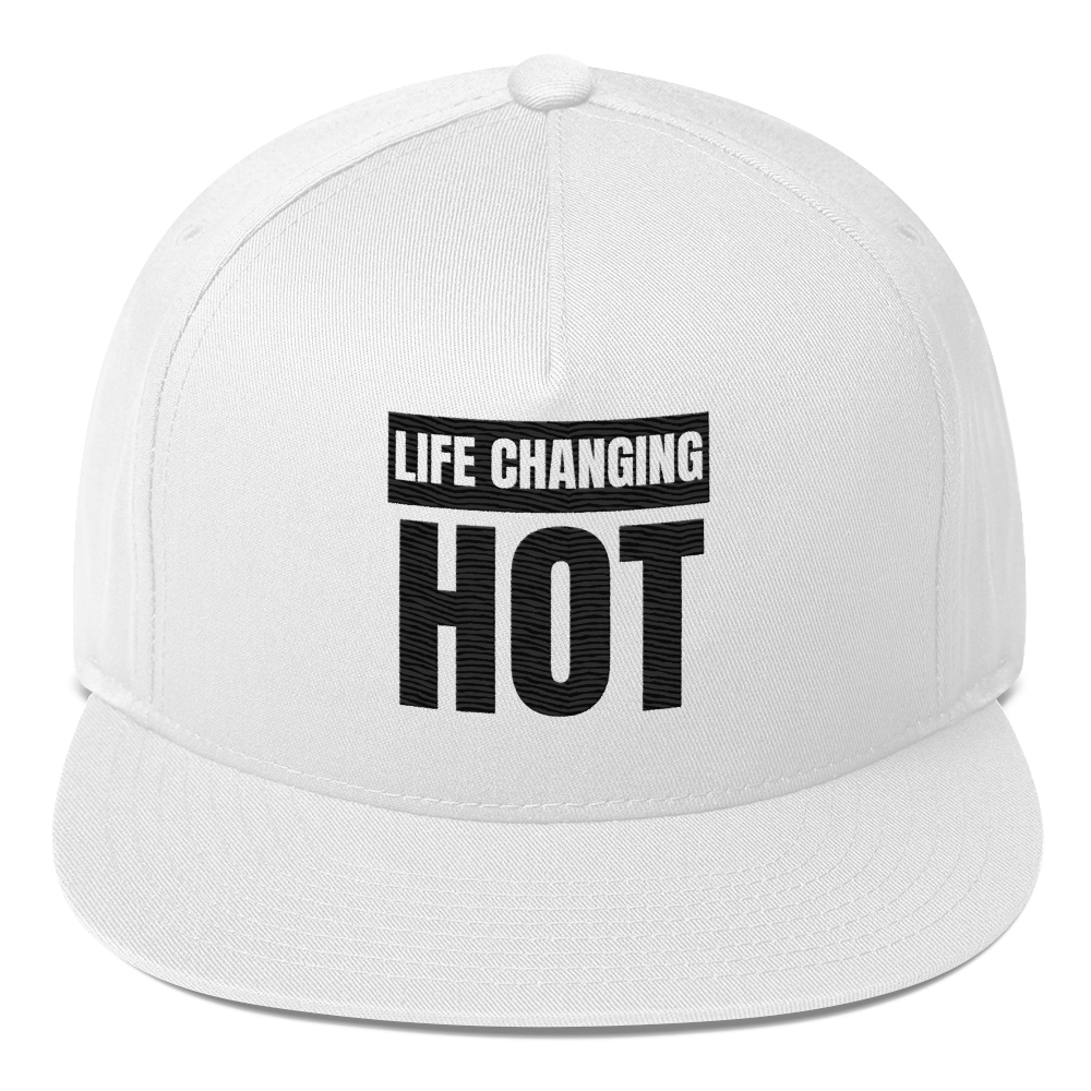 Life Changing Hot Flat Bill Cap (Light)