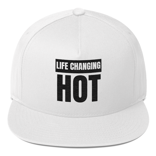 Life Changing Hot Flat Bill Cap (Light)